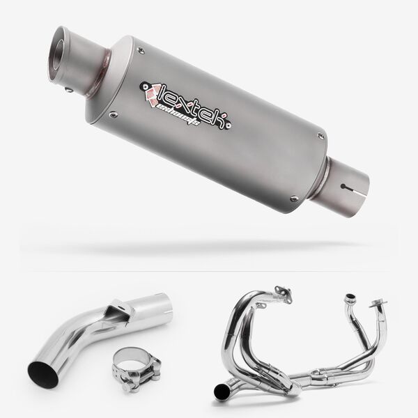 Lextek Stainless Steel GP1 Matt GP Stubby Exhaust System 240mm