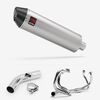 Lextek Brushed Stainless Steel RP1 400mm Exhaust System for Honda VFR800 X Crossrunner (11-14)