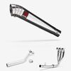 Lextek Stainless Steel MP4 Megaphone Exhaust System 300mm for Triumph Tiger 1050 Sport (13-20)