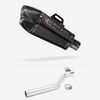 Lextek Carbon Fibre XP13C Exhaust 210mm with Link Pipe for Triumph Tiger 1050 Sport (13-20)