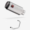 Lextek Matt Stainless Steel CP1 150mm Exhaust System for Lexmoto Isca