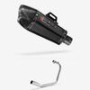 Lextek Carbon Fibre XP13C Exhaust System 210mm for Lexmoto Isca