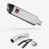 Lextek Stainless Steel VP1 Matt Exhaust 300mm Low Level with Link Pipe
