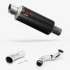 Lextek Carbon Fibre GP8C 240mm Exhaust with Link Pipe for KTM 790 Duke (18-21)