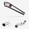 Lextek Polished Stainless Steel MP4 300mm Exhaust with Link Pipe for KTM 790 Duke (18-21)