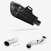 Lextek Carbon Fibre XP8C Exhaust 210mm with Link Pipe for KTM 790 Duke (18-21)
