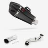 Lextek Carbon Fibre XP13C 210mm Exhaust with Link Pipe for KTM 790 Duke (18-21)