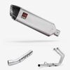 Lextek Matt Stainless Steel VP1 300mm Exhaust System for Yamaha Tenere 700 (19-24)