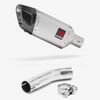 Lextek Matt Stainless Steel SP5 200mm Exhaust with Link Pipe for Suzuki GSXR 600/750 (11- )