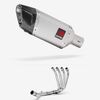 Lextek Stainless Steel SP5 Matt Exhaust System 200mm for Honda CBR650F/CB650F (14-19)