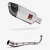 Lextek Stainless Steel SP5 Matt Exhaust System 200mm Low Level for Honda MSX Grom 125 (13-19)