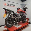 Lextek Matt Stainless Steel SP5 200mm Exhaust with Link Pipe for Triumph Explorer 1200 (12-18)
