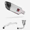 Lextek Stainless Steel SP5 Matt Exhaust System 200mm for Triumph Explorer 1200 (12-21)