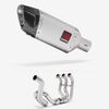 Lextek Stainless Steel SP5 Matt Exhaust System 200mm High Level for Yamaha MT-09 Tracer (14-20)