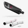 Lextek Carbon Fibre SP9C 300mm Exhaust with Link Pipe for KTM 690 Duke (12-15)