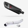 Lextek Carbon Fibre SP9C 300mm Exhaust with Link Pipe for Honda CBR600 F (87-90)