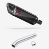 Lextek Carbon Fibre SP9C Gloss Exhaust 300mm with Link Pipe for Yamaha YZF600R Thunder Cat (95-07)