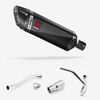 Lextek Carbon Fibre SP9C Gloss Exhaust System 300mm for Pulse XF250GY (06-15)