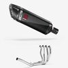 Lextek Carbon Fibre SP9C Gloss Exhaust System 300mm for Suzuki GSX 1300 R Hayabusa (99-07)
