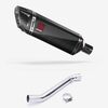 Lextek Carbon Fibre SP9C Gloss Exhaust 300mm with Link Pipe for Kawasaki ZX-10R Ninja (17- )