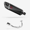 Lextek Carbon Fibre SP9C 300mm Exhaust System for Lexmoto Diablo 125 / SRT125