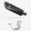 Lextek Carbon Fibre SP9C 300mm Single Sided Exhaust System for Honda CBR1100XX Blackbird (97-99)