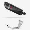Lextek Carbon Fibre SP9C Gloss Exhaust System 300mm for Suzuki GSXR 1000 (17-