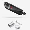 Lextek Carbon Fibre SP9C Gloss Exhaust 300mm with Link Pipe for Ducati Multistrada 1200 (15-17)