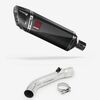 Lextek Carbon Fibre SP9C 300mm Exhaust with Link Pipe for Honda VFR 800 (97-01)