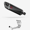 Lextek Carbon Fibre SP9C Gloss Exhaust System 300mm for Suzuki GSXR 600/750 (06-10)