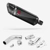 Lextek Carbon Fibre SP9C 300mm Exhaust with Link Pipe for Honda CB1000R (08-17)