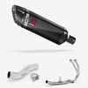 Lextek Carbon Fibre SP9C 300mm Exhaust System for Honda CB500X (16-18)