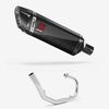 Lextek Carbon Fibre SP9C 300mm Exhaust System for Lexmoto LXR 125