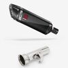 Lextek Carbon Fibre SP9C Gloss Exhaust 300mm with Link Pipe for KTM 1290 Super Adventure (17-20)