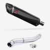 Lextek Carbon Fibre SP7C 400mm Exhaust with Link Pipe for Honda CBR600 F (87-90)