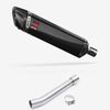 Lextek Carbon Fibre SP7C 400mm Exhaust with Link Pipe for Yamaha FZS 1000 (00-05)