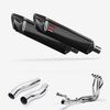 Lextek Carbon Fibre SP7C 400mm Exhaust System for Kawasaki Z1000 (10-19)