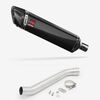 Lextek Carbon Fibre SP7C 400mm Exhaust with Link Pipes for Aprilia RSV 4 (09-14) Tuono (11-16)