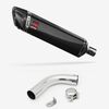 Lextek Carbon Fibre SP7C 400mm Exhaust with Link Pipe for Honda CB1000R (08-17)