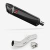 Lextek Carbon Fibre SP7C 400mm Exhaust with Link Pipe for Honda CB500 F/X (13-20)