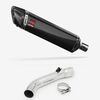 Lextek Carbon Fibre SP7C 400mm Exhaust with Link Pipe for Honda VFR 800 (97-01)