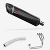 Lextek Carbon Fibre SP7C 400mm Exhaust System for Triumph Tiger 800 (10-21)