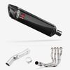 Lextek Carbon Fibre SP7C 400mm Exhaust with Link Pipe for Yamaha FZ1 (06-15)