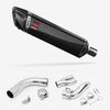 Lextek Carbon Fibre SP7C 400mm Exhaust with Link Pipe for Honda CB1000R (08-17)