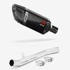 Lextek Carbon Fibre SP11C 200mm Exhaust with Link Pipe for Suzuki GSF1200 Bandit (96-06)