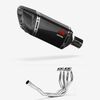 Lextek Carbon Fibre SP11C 200mm Exhaust System for Kawasaki ZX-6R Ninja (09-23)