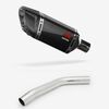 Lextek Carbon Fibre SP11C 200mm Exhaust with Link Pipe for Triumph Tiger 800 (10-19)