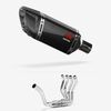 Lextek Carbon Fibre SP11C Gloss Exhaust System 200mm Single Sided