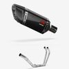 Lextek Carbon Fibre SP11C 200mm Exhaust System for Yamaha YZF R3 (15-18)
