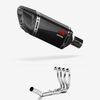 Lextek Carbon Fibre SP11C Gloss Exhaust System 200mm for Suzuki GSXR 600/750 (06-10)